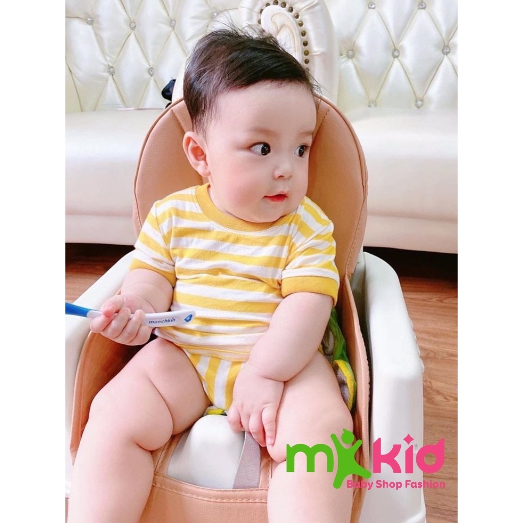 Quần Áo Trẻ Em  Bộ Đồ Sọc Cho Bé Chất Cotton Co Giản 4 Chiều Thấm Hút Mồ Hôi Tốt - AF KID