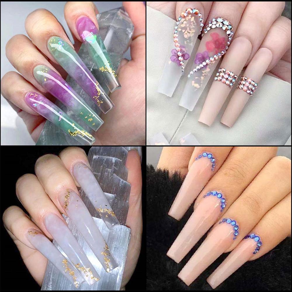 Bộ Dụng Cụ Nối Dài Móng Acrylic Với Độ Che Phủ Cao Nhanh Chóng Tự Nhiên