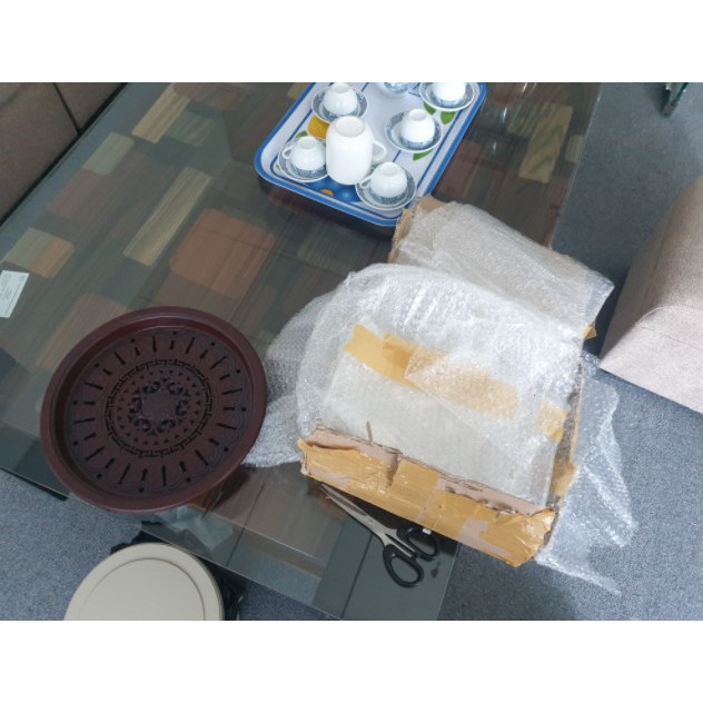 KHAY TRÀ NHỰA GIẢ GỖ CAO CẤP