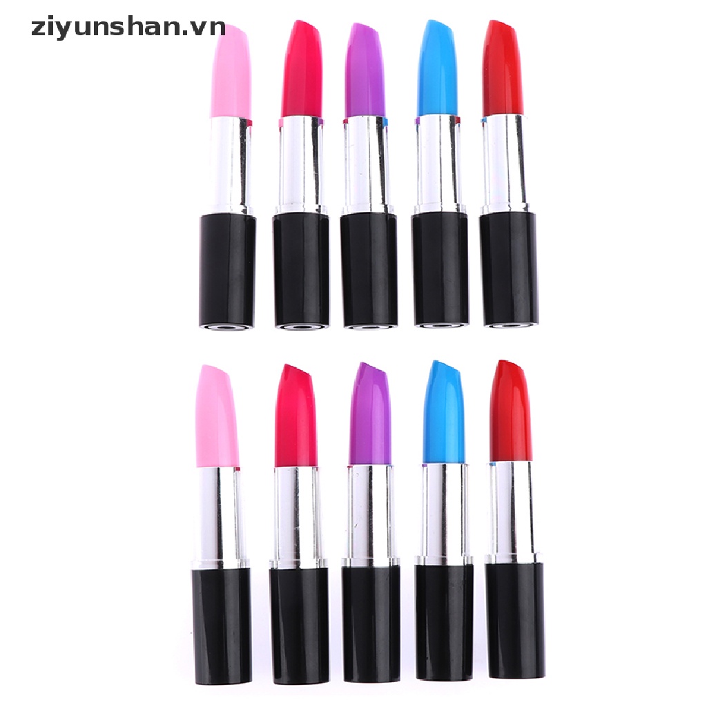 1 Bút Bi Kiêm Son Môi ziyunshan Họa Tiết Hoạt Hình Dễ Thương