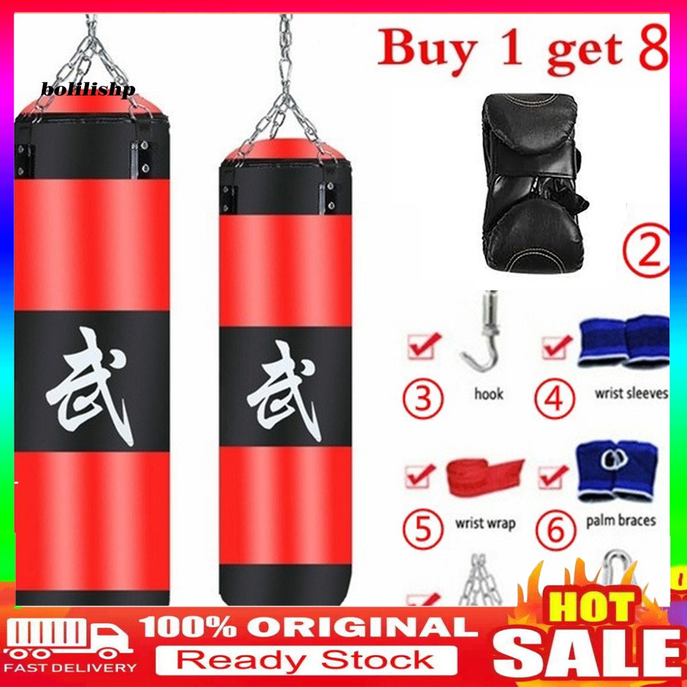 Bộ 8 Bao Cát Boxing Đeo Cổ Tay Tập Luyện Đấm Bốc