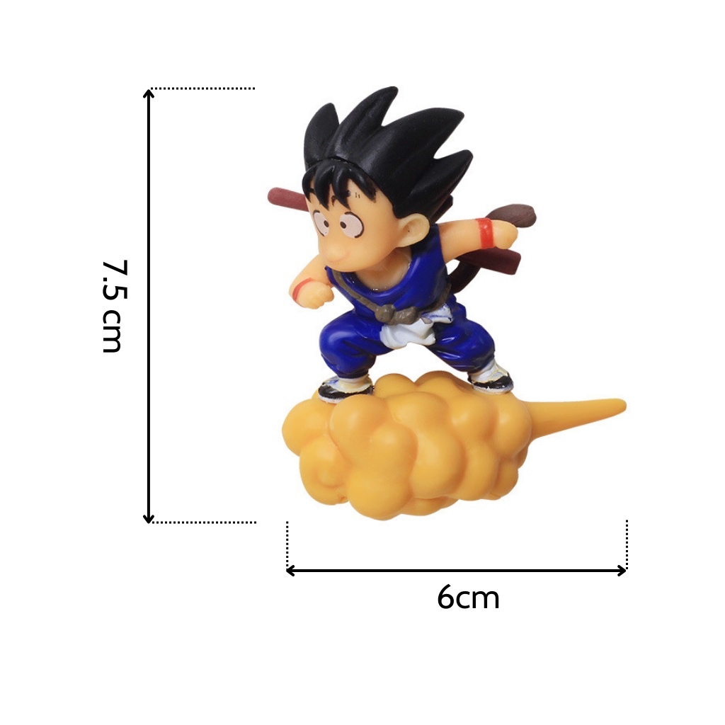 Mô hình trang trí bể cá Songoku, đồ chơi thủy sinh hồ cá mini Songuku đẹp kèm phao và hít thành bể