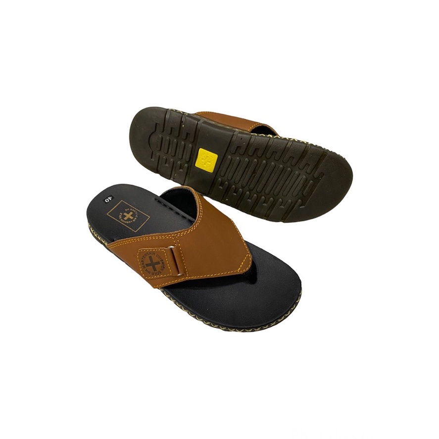 Dép da nam Dép kẹp nam DR Martens fullbox quai da bò sáp  ms 059