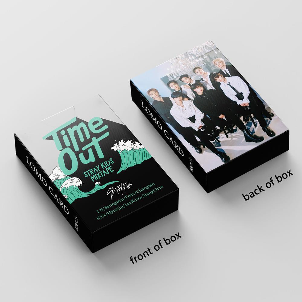 Set 55 Tấm Thẻ Ảnh LOMO Nhóm Nhạc KPOP Stray Kids