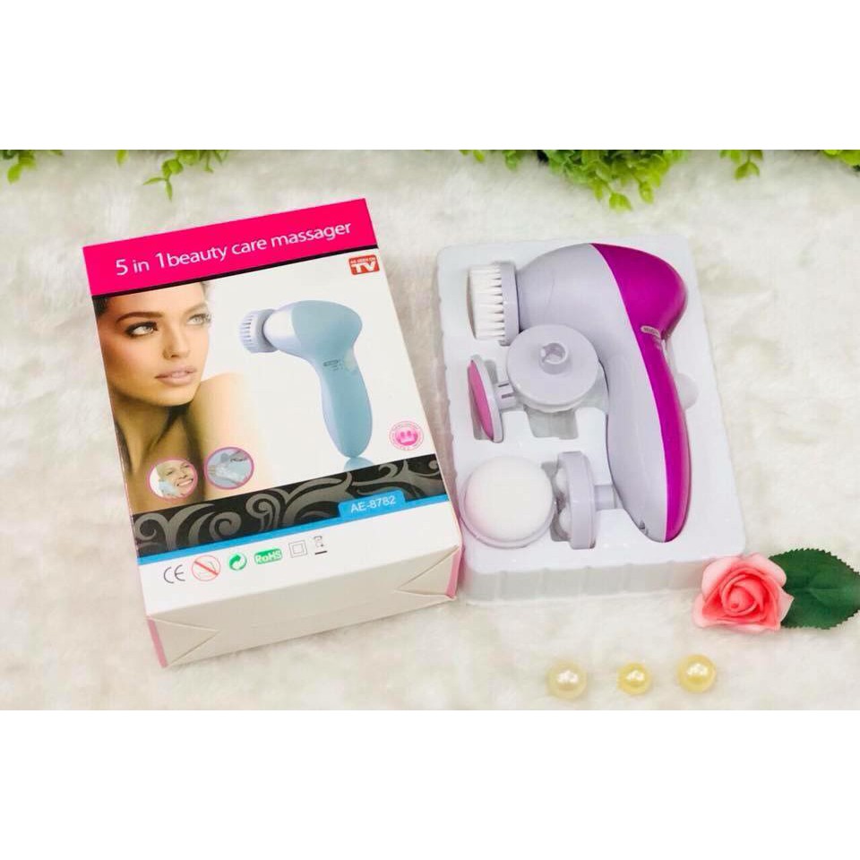 Máy Massage Rửa Mặt 5 In 1 Beauty Care Massager AE-8782