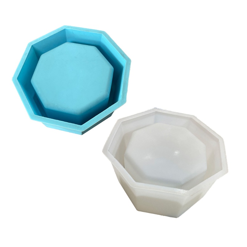 Khuôn Silicon Dùng Đúc Chậu Hoa / Đèn Cầy / Chậu Hoa Bằng Nhựa Epoxy Resin Tiện Dụng