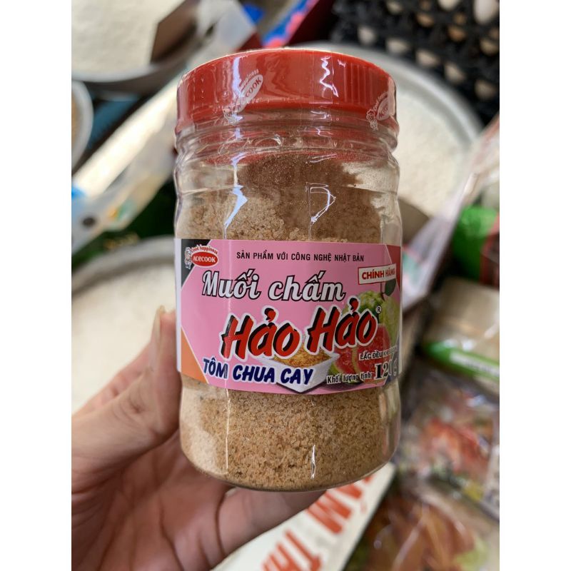HÀNG CHÍNH HÃNG - Muối chấm hảo hảo tôm chua cay(acecook_120gr)