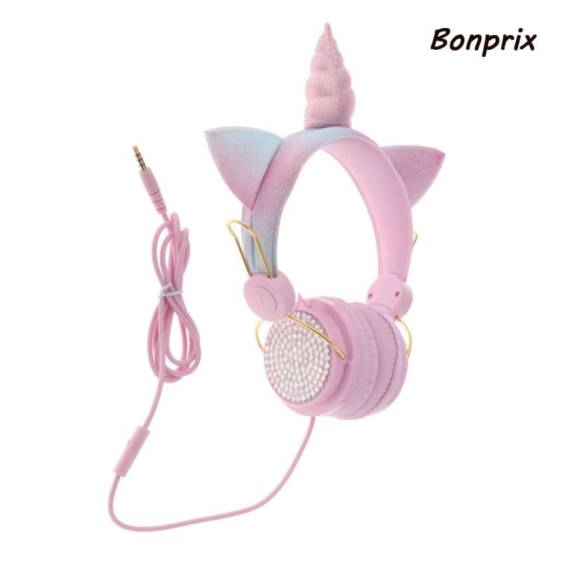 Tai nghe hình tai mèo/ngựa một sừng dễ thương cho bé gái