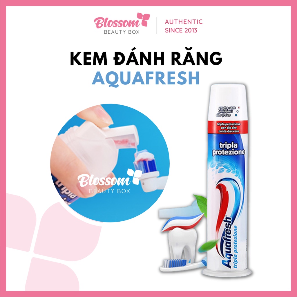 Kem đánh răng Aquafresh làm trắng dưỡng nướu và ngăn ngừa sâu răng 100ml