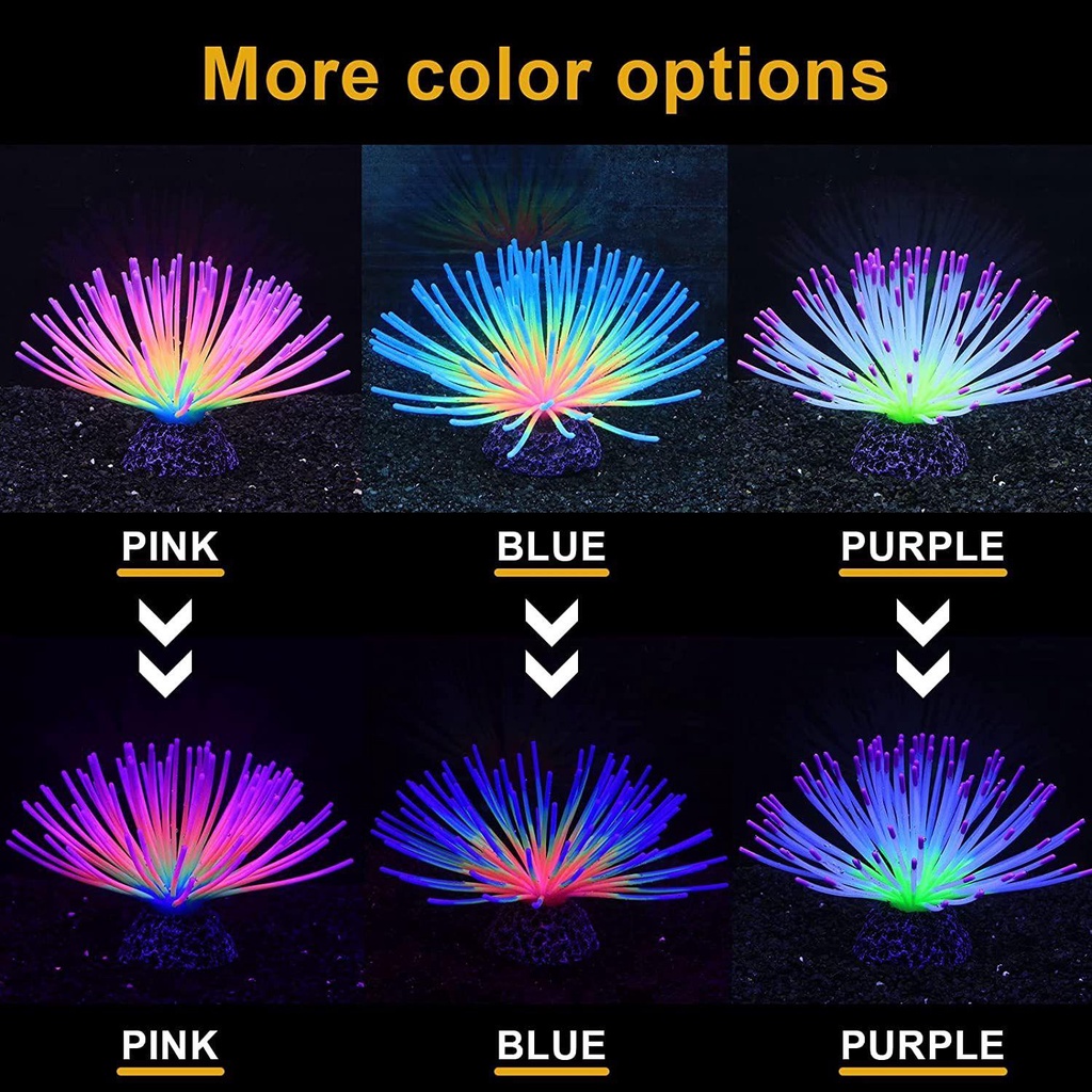 Cây Giả Phát Sáng Trang Trí Bể Cá