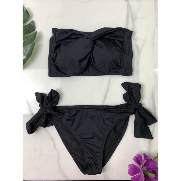 [Sẵn Hàng] Bikini 2 mảnh áo xoắn cup ngực quần buộc nơ [ Full Màu]