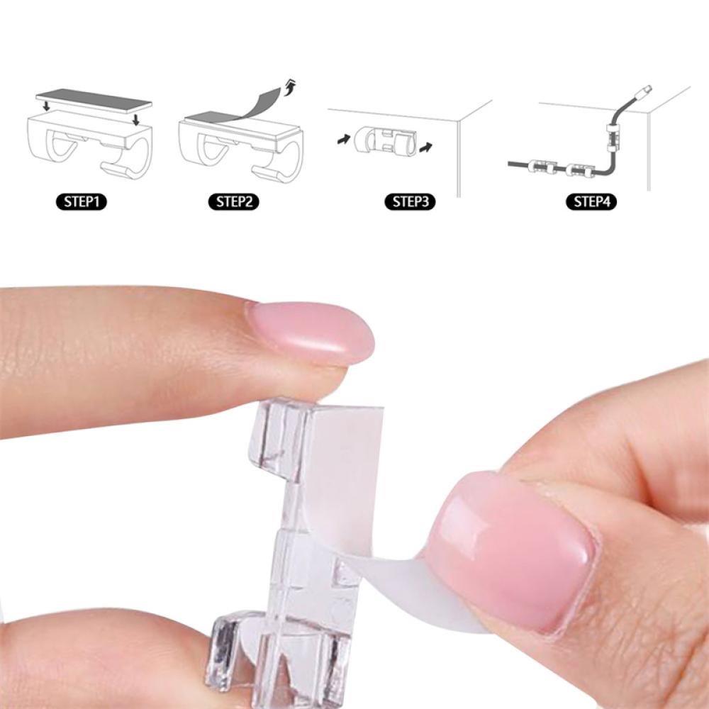 Set 16/20 Kẹp Cố Định Dây Cáp Tự Dính Tiện Dụng S1Z8