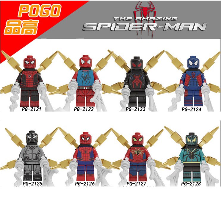 Đồ chơi lắp ráp Mini Figure nhân vật Amazing SPIDER-MAN