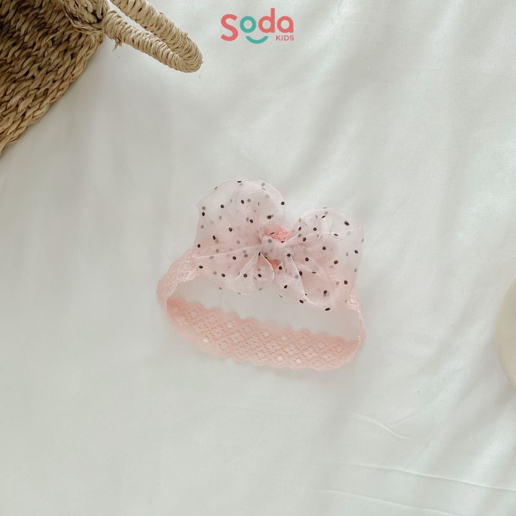 Băng đô bé gái nơ và vương miện 4 mẫu (Ảnh thật)