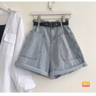Quần jean ngắn ống rộng cực hot 