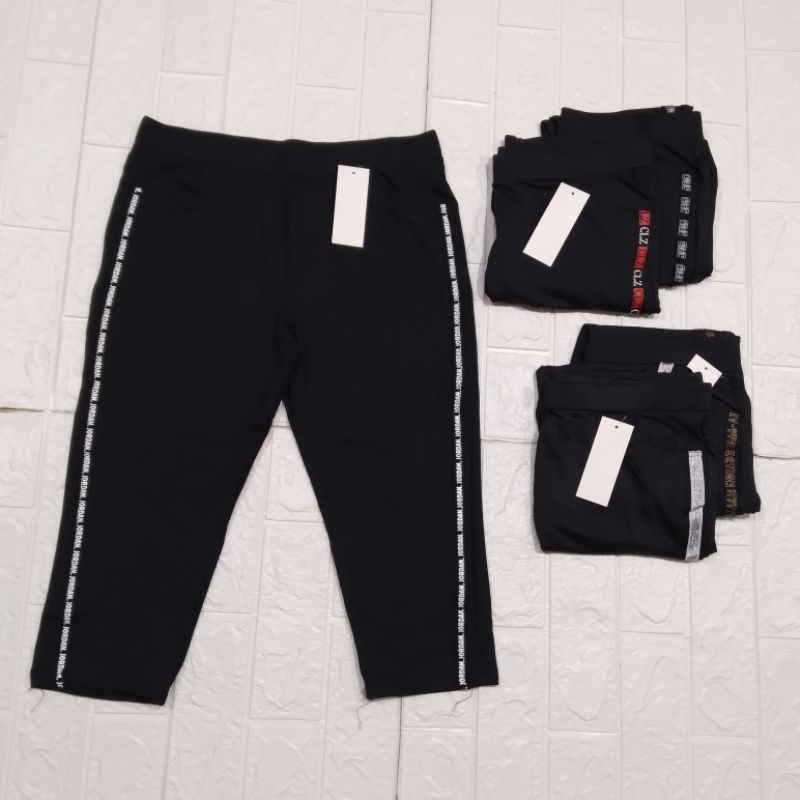 Quần legging lững trơn, quần thun lững viền nữ mặc nhà