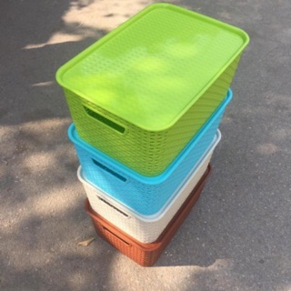 Set 4 giỏ nhựa đại hàn quốc để đồ chơi cho bé