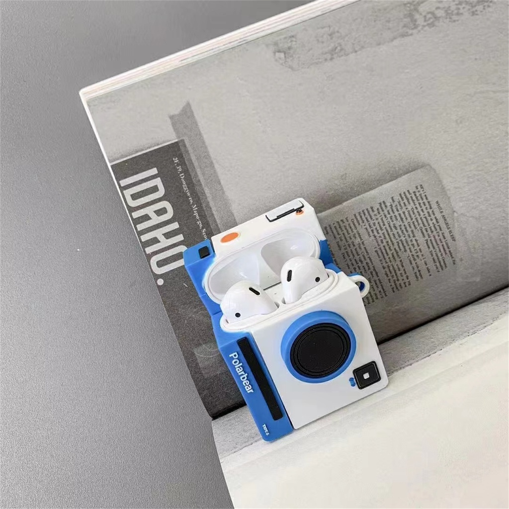 Vỏ Bảo Vệ Hộp Sạc Tai Nghe Airpods 3/1/2 pro bluetooth Không Dây Chất Liệu Silicon Mềm Họa Tiết Hoạt Hình 3D