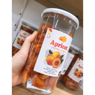 Mơ vàng sấy dẻo Thổ Nhĩ Kỳ hũ 500g dẻo ngon không đường ăn vặt mẹ bầu, ăn kiêng, eatclean