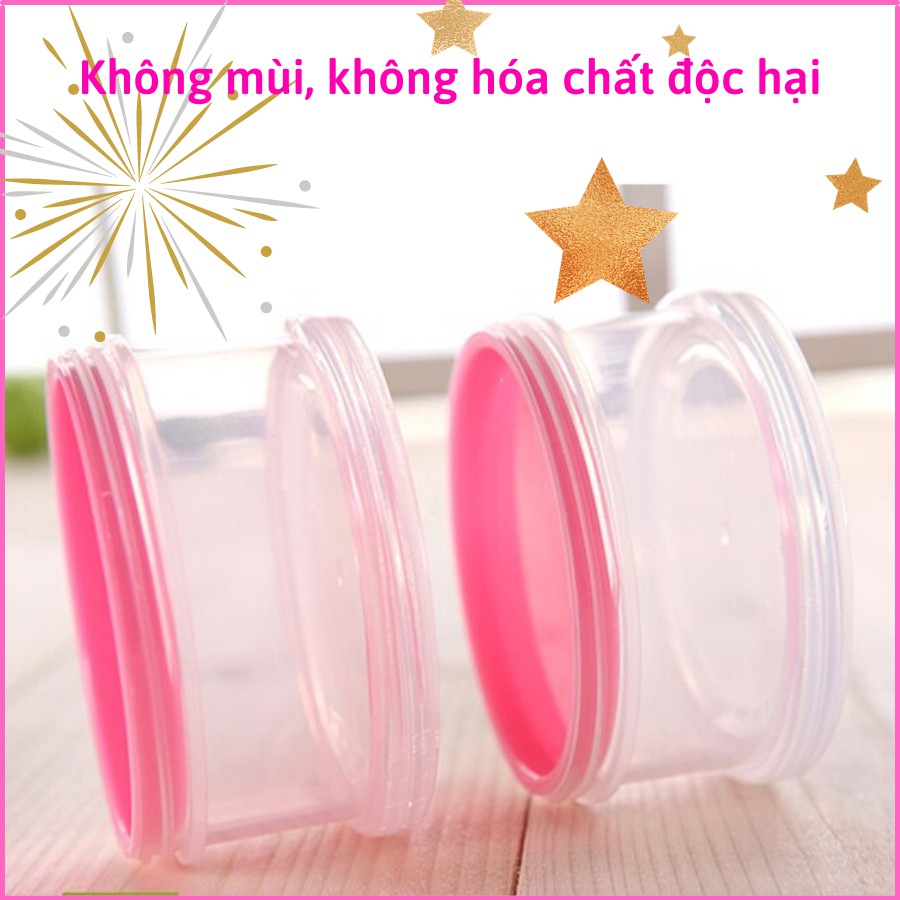 Hộp chia sữa bột thức ăn cho bé 5 tầng hỗ trợ ăn dặm dễ dàng mang theo khi đi ra ngoài gồm 3 màu sắc