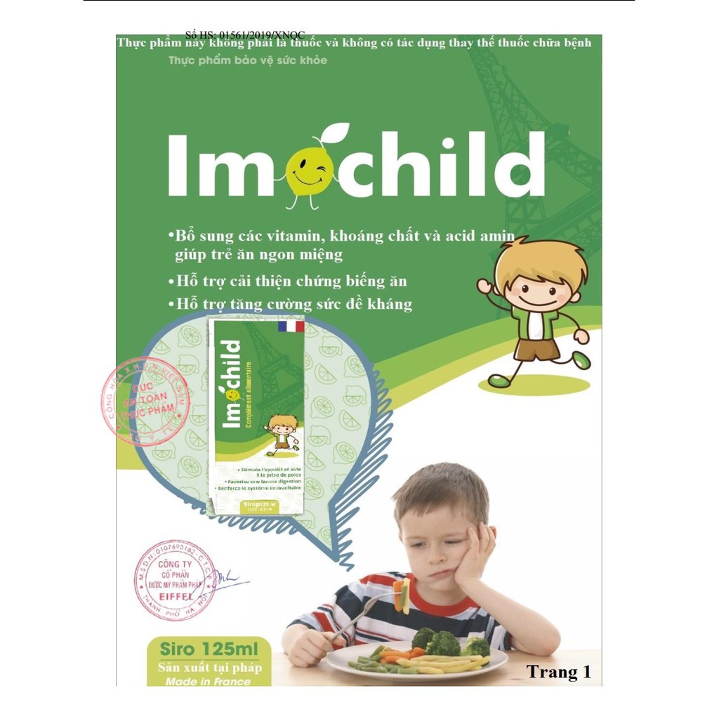 Siro Imochild tăng đề kháng