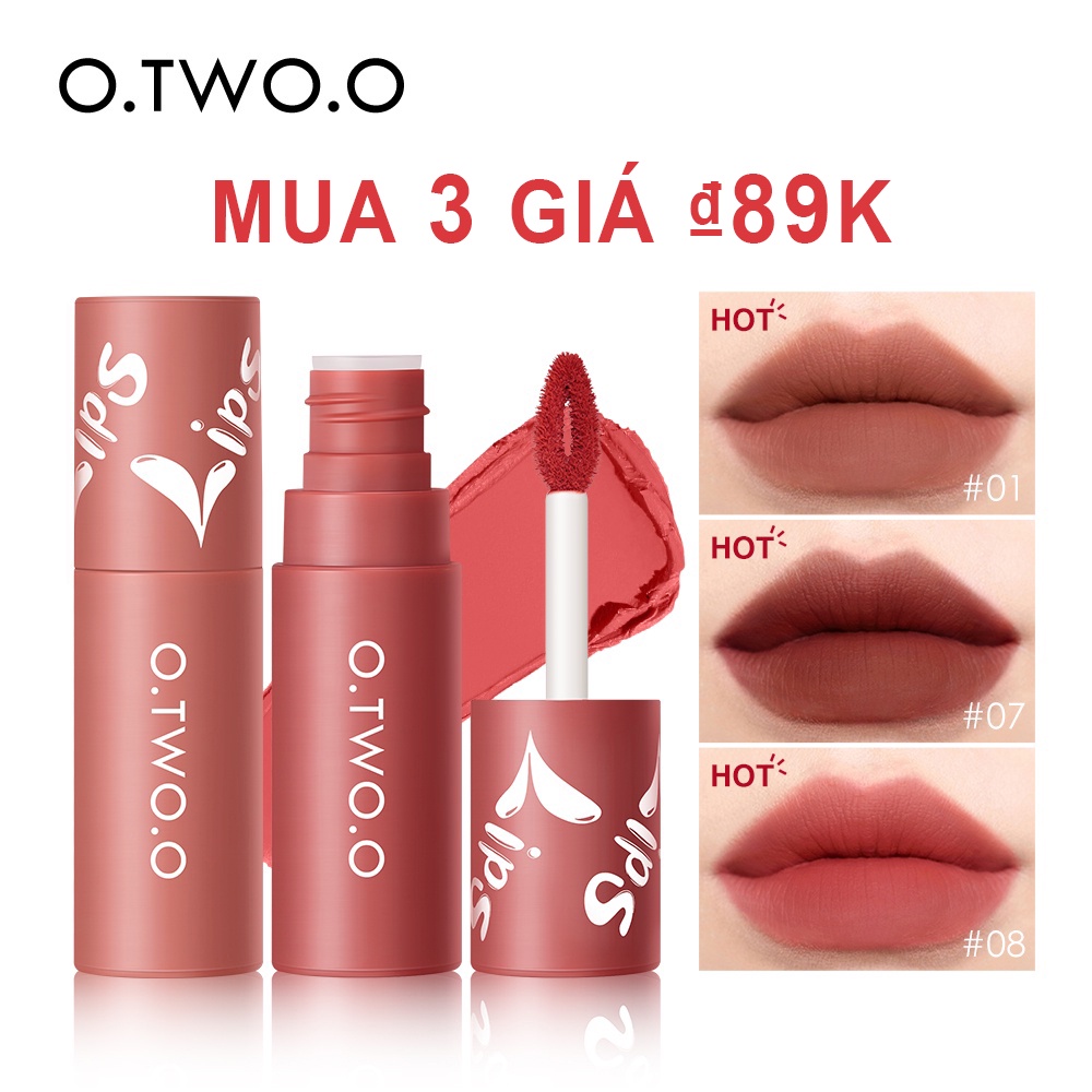 Son Môi Kiêm Má Hồng O.TWO.O Lâu Trôi Và Chống Thấm Nước Cao Cấp 2.0g