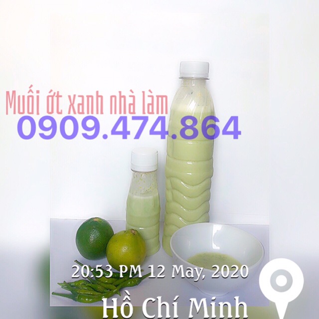 Muối ớt xanh bếp nhà