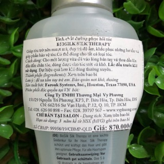 Tinh Dầu Dưỡng Tóc Biosilk Silk Therapy 167Ml
