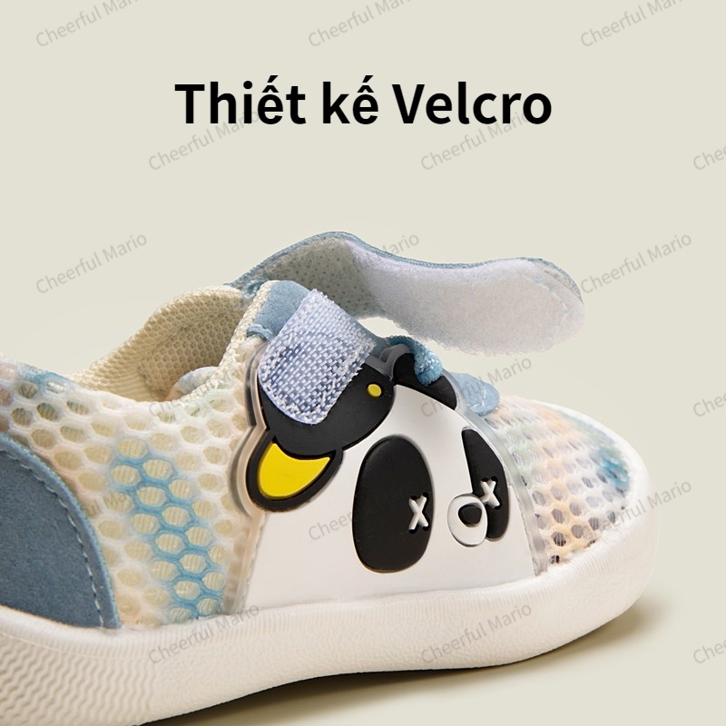 Giày sandal Cheerful Mario đế mềm chống trượt thoáng khí sành điệu cho em bé 0-1 tuổi