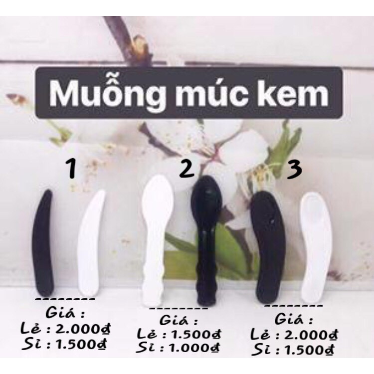 MUỖNG CHIẾT KEM SPATULA NHỎ
