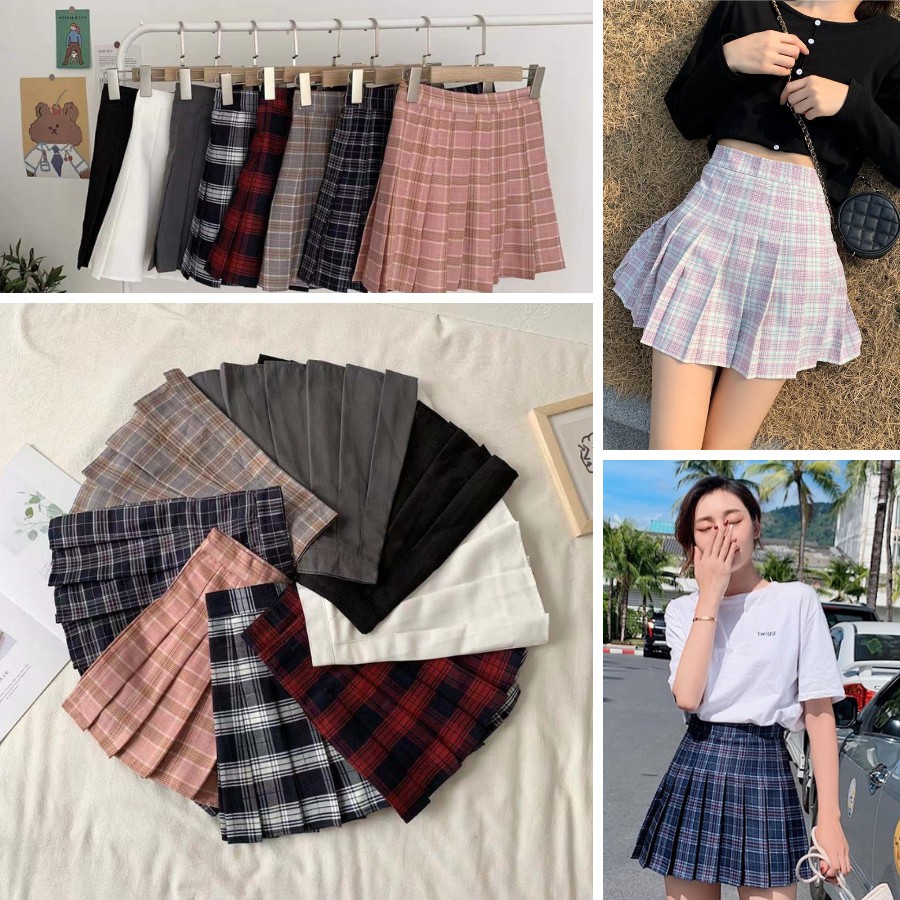 [AMANDA]Chân Váy ngắn xếp ly nhiều màu. Chân váy tenis nhiều màu dáng xòe Hàn Quốc chất kaki mềm đẹp | BigBuy360 - bigbuy360.vn