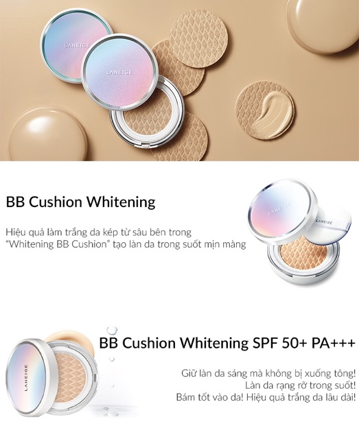 [Sẵn] [Chính hãng] Lõi Phấn Nước Thay Thế Cushion Laneige | BigBuy360 - bigbuy360.vn