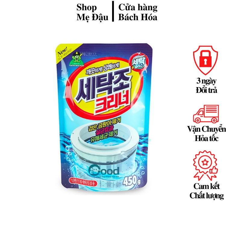 SALE Tẩy vệ sinh lồng giặt Hàn Quốc 450g (Siêu HOT)