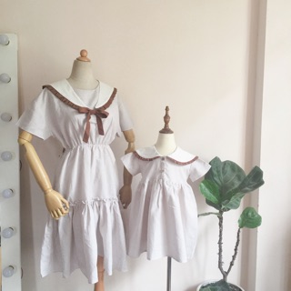 Váy thuỷ thủ cho mẹ và bé