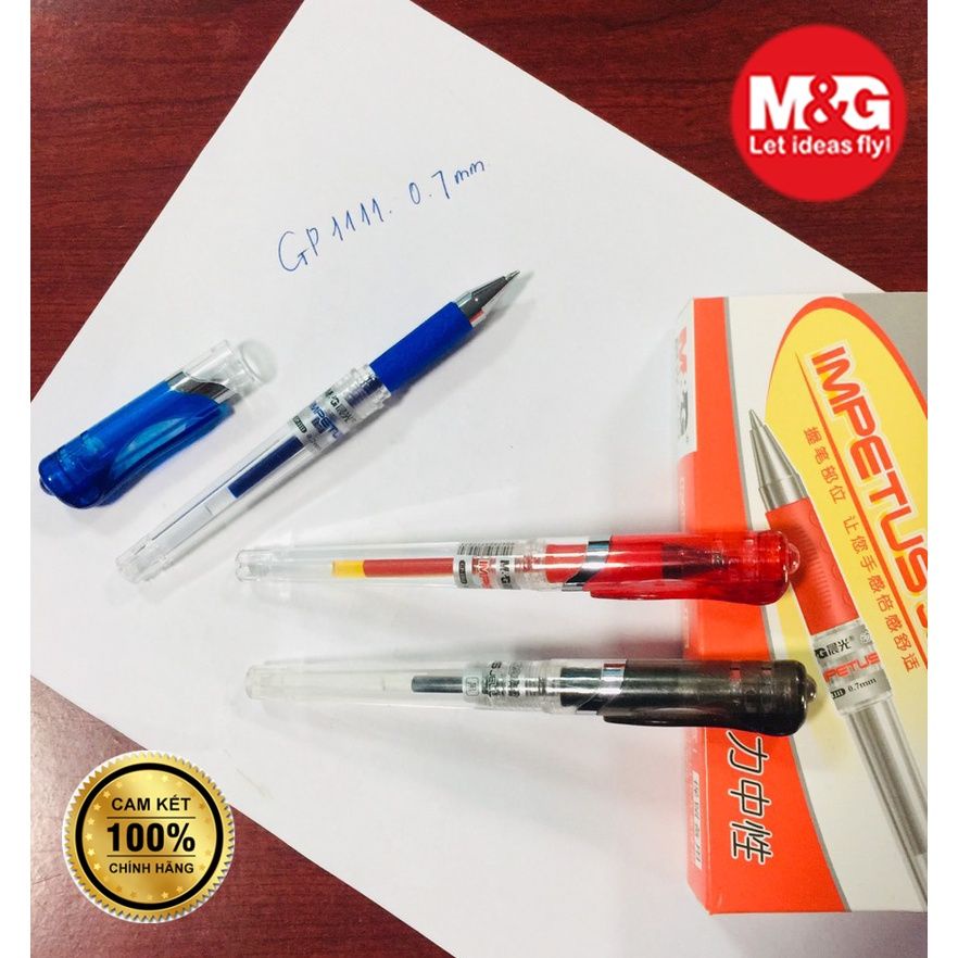Bút nước M&G GP1111 / Bút gel 1111 ngòi 0.7mm có ruột thay 6128