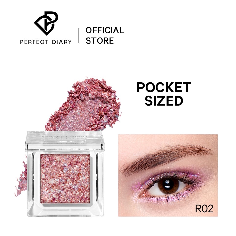 Phấn Mắt Perfect Diary Đơn Sắc Lấp Lánh Trang Điểm Tiện Lợi 1.2g | BigBuy360 - bigbuy360.vn