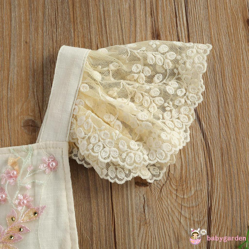 Áo Liền Quần Có Tay Ren Cánh Tiên Đáng Yêu Dành Cho Bé Gái