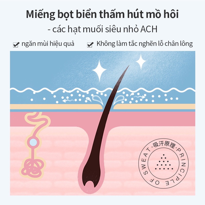 Xịt khử mùi BAIMISS ngăn mùi mồ hôi hương thơm bền lâu 100ml