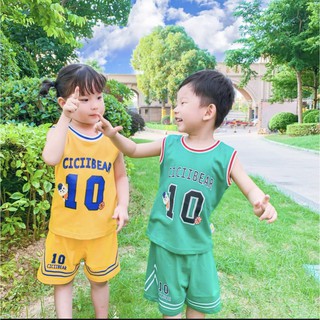 Bộ ba lỗ thể thao minky mom chất thông hơi thoáng khí cho bé 5 màu