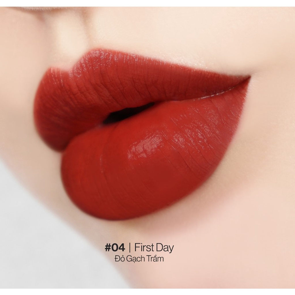 CHÍNH HÃNG: Son Kem Siêu Lì, Lâu Trôi, Mịn Mượt Nhẹ Môi Gilaa Long Wear Lip Cream 5g