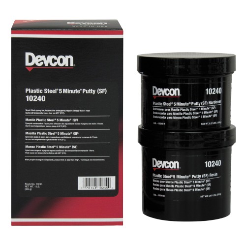 Keo Công Nghiệp Devcon 10240 Plastic Steel 5-Minute Putty  0.454 Kg