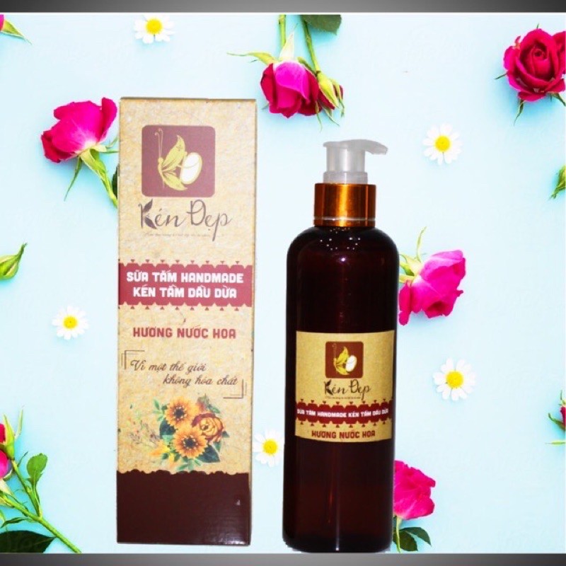 Sữa tắm kén và dầu gội từ kén