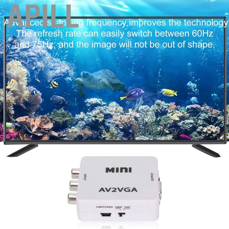 Bộ Chuyển Đổi Vga Sang Av Hdmi Hd 1080p Cho Hdtv Box Pc