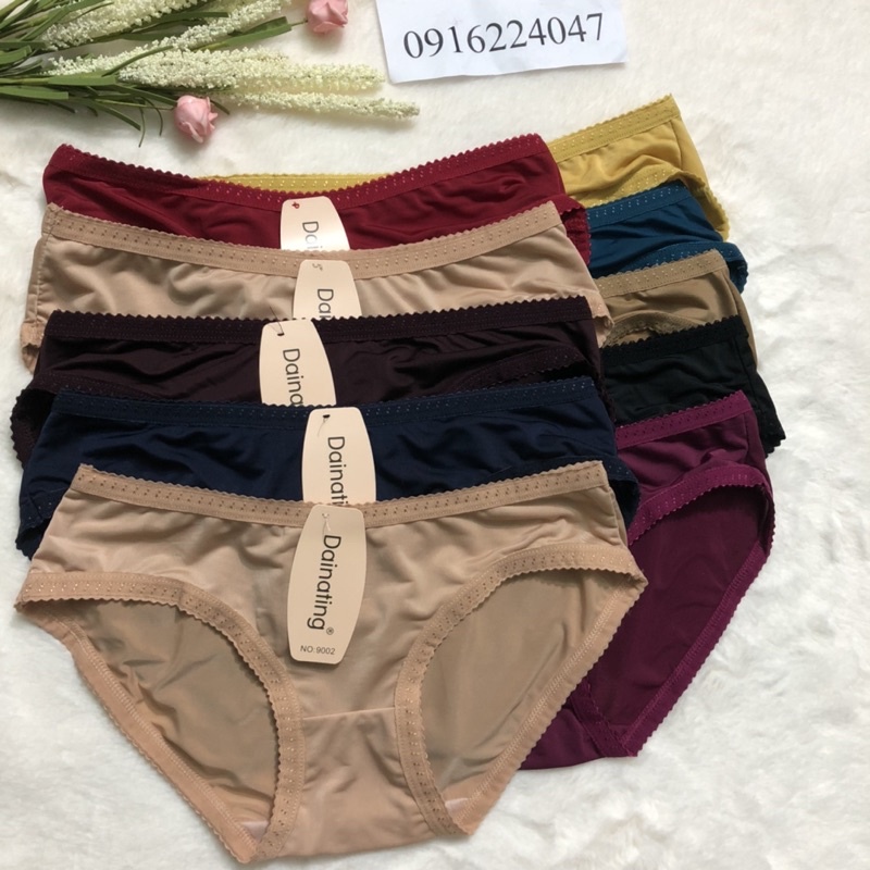 Set 10 Quần lót nữ, quần lót nữ thun lạnh
