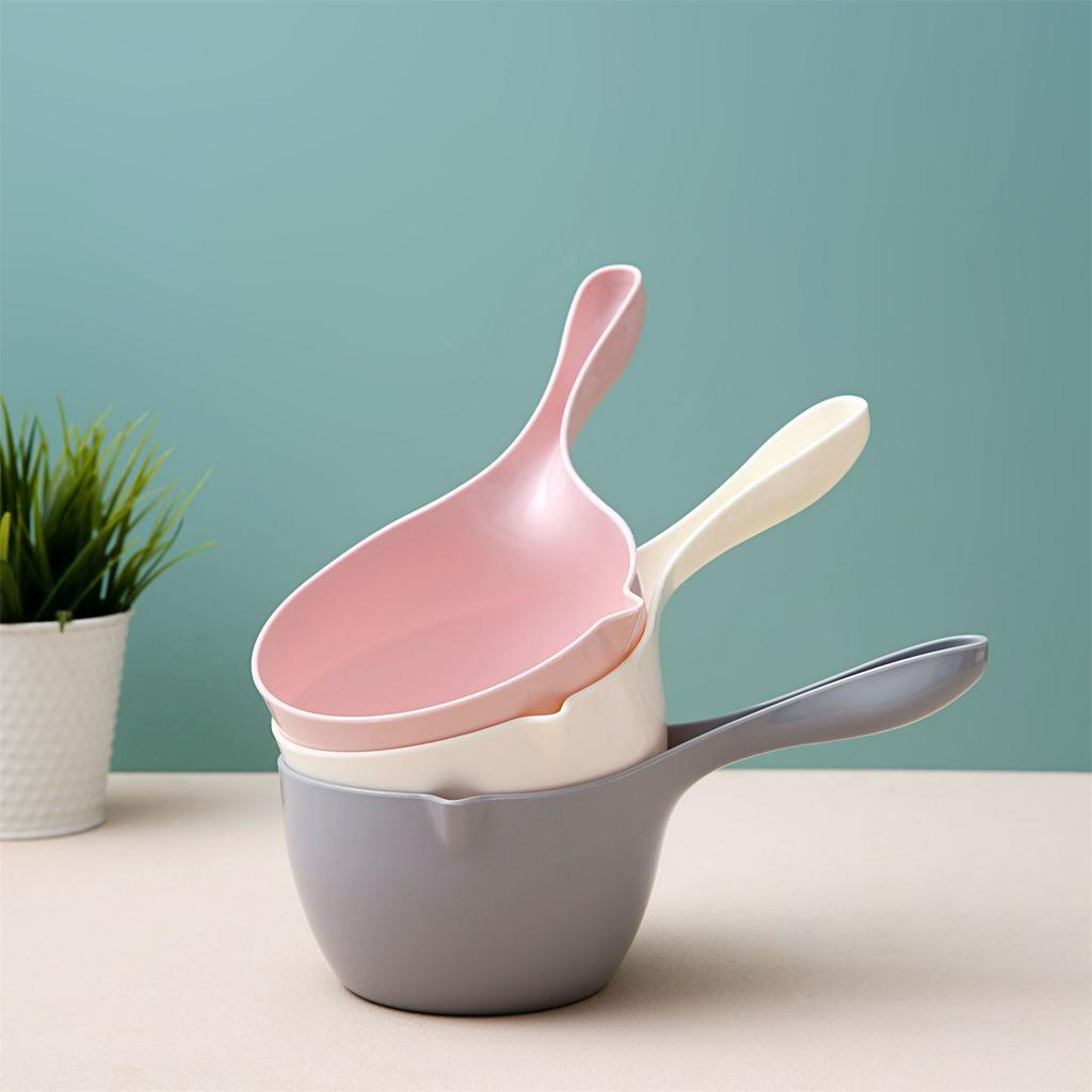 Gáo Múc Nước JUJIAJIA Bằng Nhựa Dày Dặn Dùng Gội Đầu Cho Bé/ Sử Dụng Trong Nhà Bếp