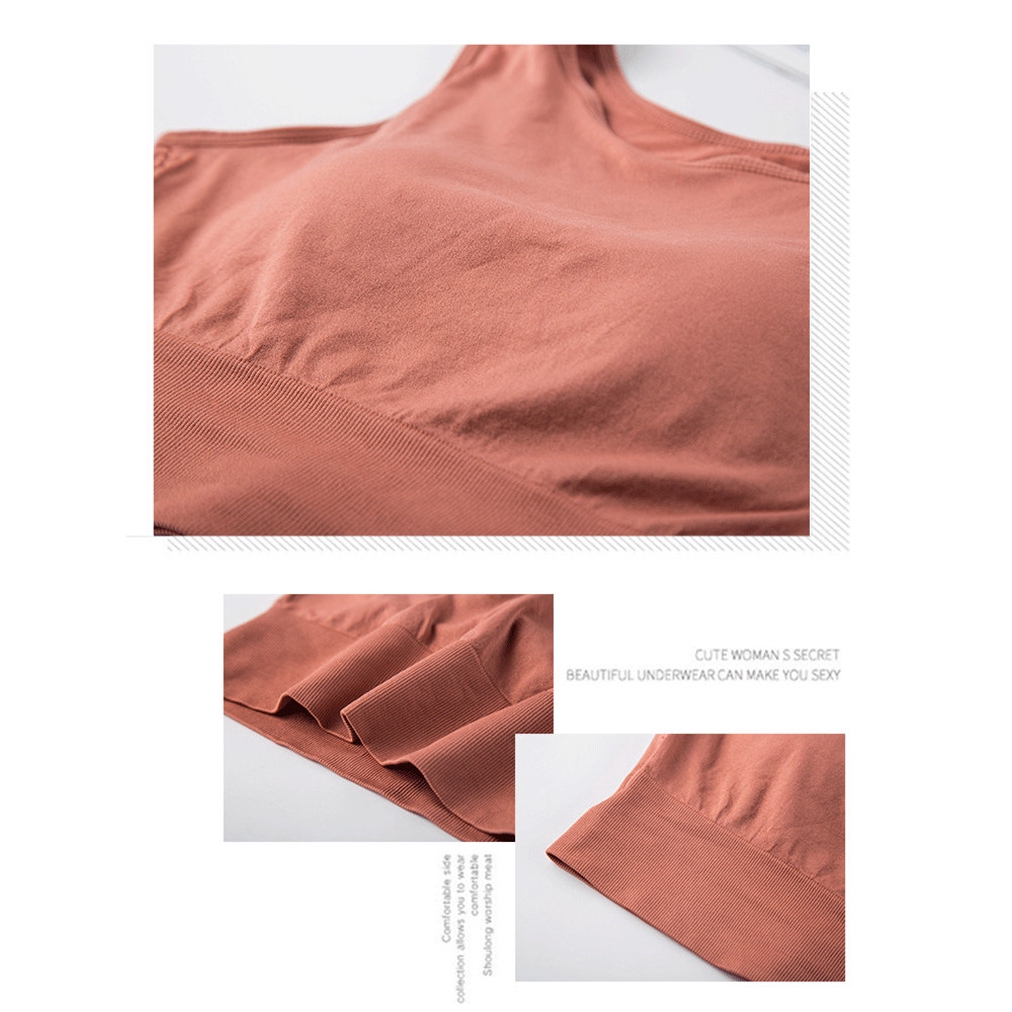 Áo croptop CuteByte không tay màu trơn thời trang cho nữ