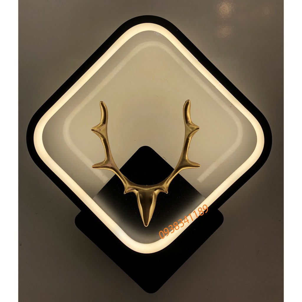 Đèn vách LED sừng hươu HABALI phòng khách phòng ngủ cầu thang