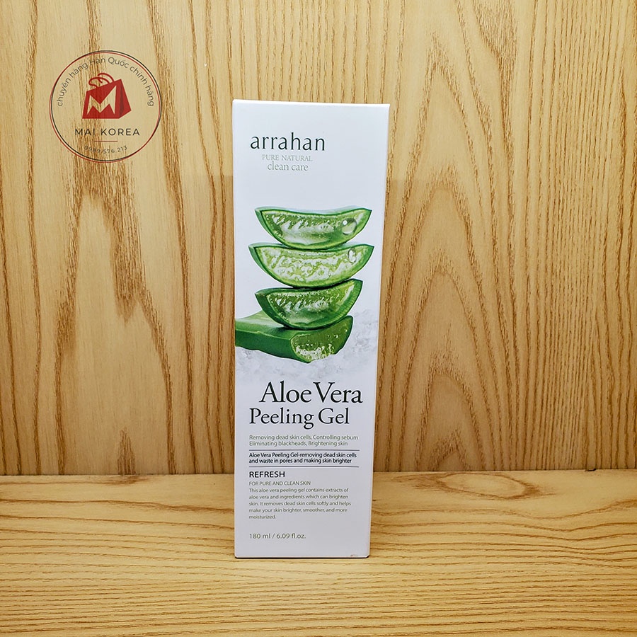Tẩy tế bào chết Arrahan trái cây Hàn Quốc 180ml