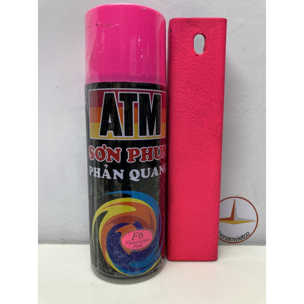 Sơn xịt phản quang ATM F6 màu hồng