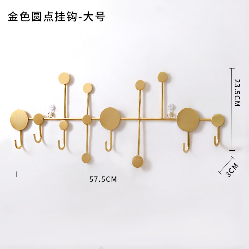 Móc Sắt Treo Chìa Khóa Gắn Tường Trang Trí Sáng Tạo Không Cần Đục Lỗ